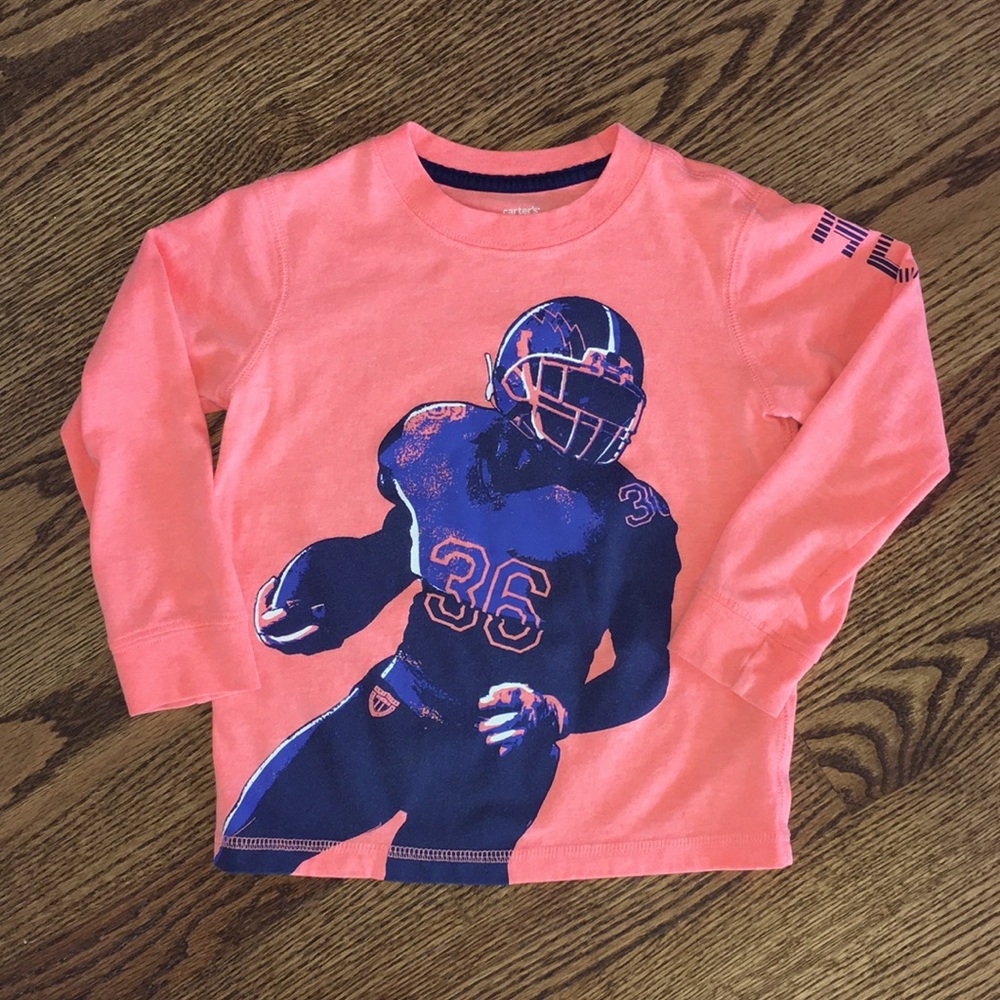 Carter’s Long Sleeved Football Tee Size 3T